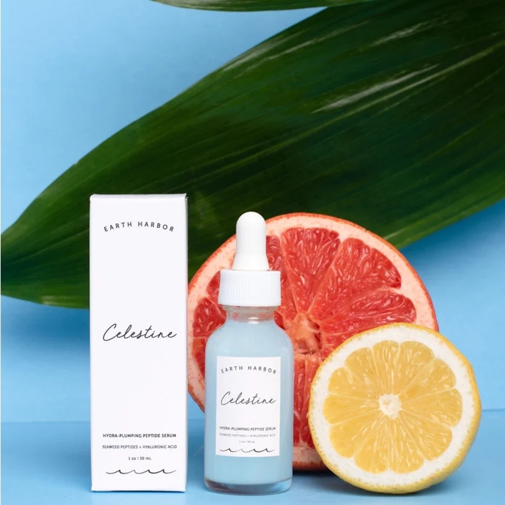 Glass Skin CELESTINE Hydra Plumping Peptide Anti Aging Glow Serum Skincare NIB - Picture 5 of 5